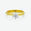 Diamond Solitaire Engagement  Ring
